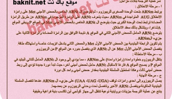 اكتب نصا علميا تبرز من خلاله استنساخ المورثة الى ARNm علي مستوى النواة