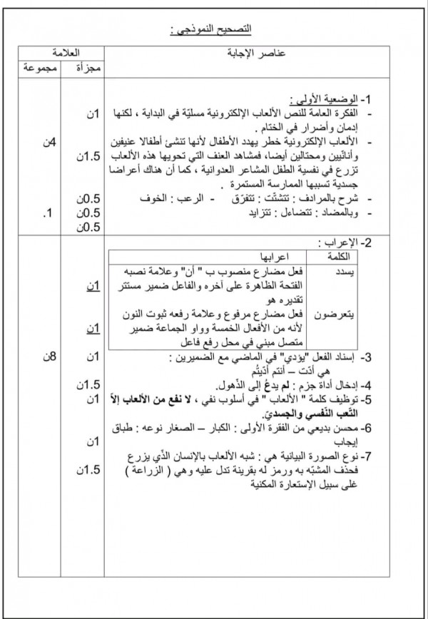 نماذج اختبار لغة عربية ثانية متوسط الفصل الثاني فروض واختبارات الثلاثي الثاني في اللغة العربية مع الحل سنة 2 متوسط PDF 2023 2024